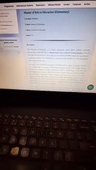 TISS Master of Arts in Education Elementary cut off