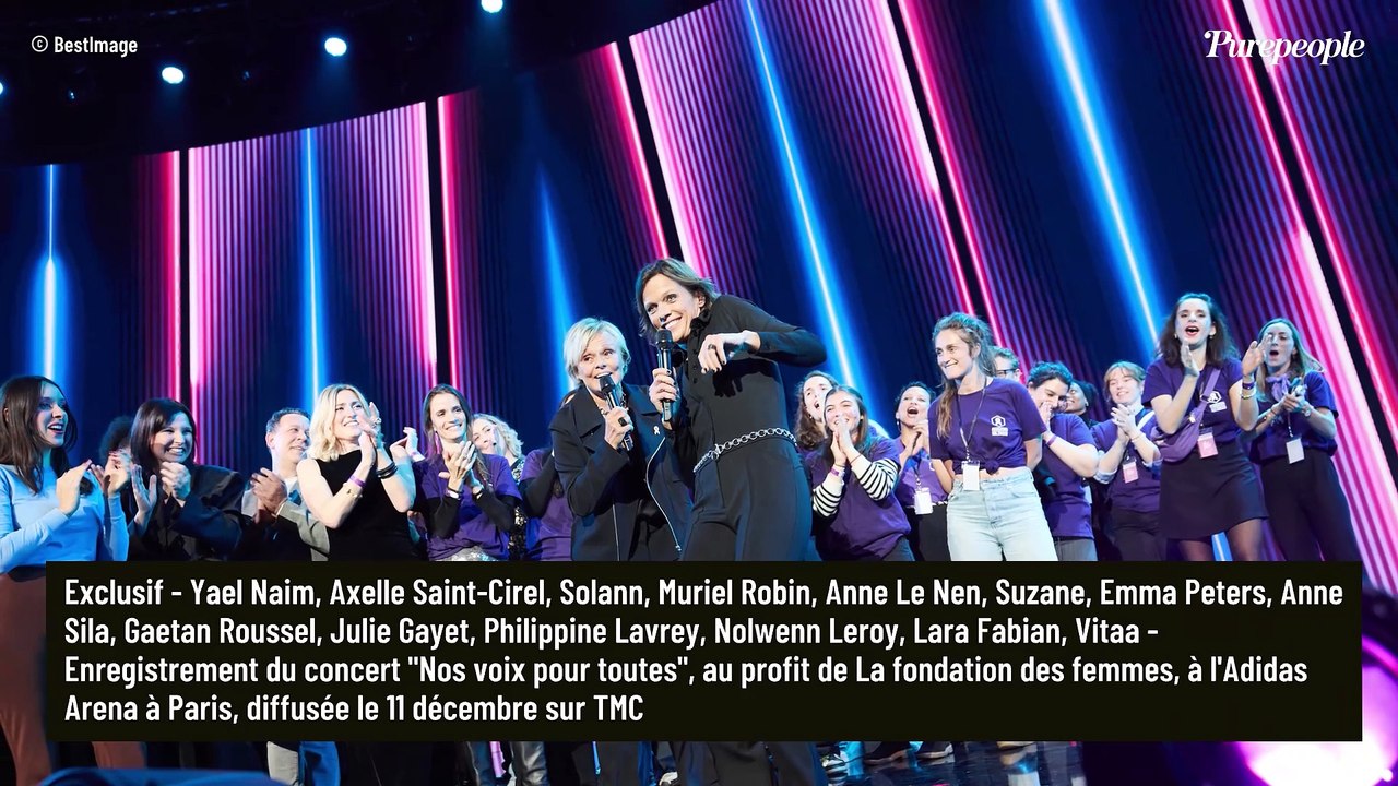 Muriel Robin et sa femme Anne Le Nen entourées de Nolwenn Leroy, Catherine Ringer et sa fille Simone... pour une soirée importante