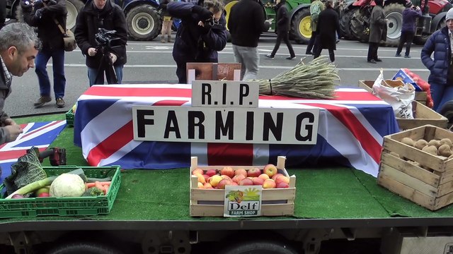Kent farmers join hundreds of others in second Westminster tax protest
