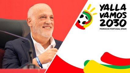 Javier Tebas, Presidente de LaLiga sobre el Mundial 2030: "Es extraordinario que se haya ratificado el Mundial en España"