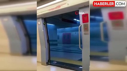 Ankara Batıkent Metro Durağında Yangın Çıktı