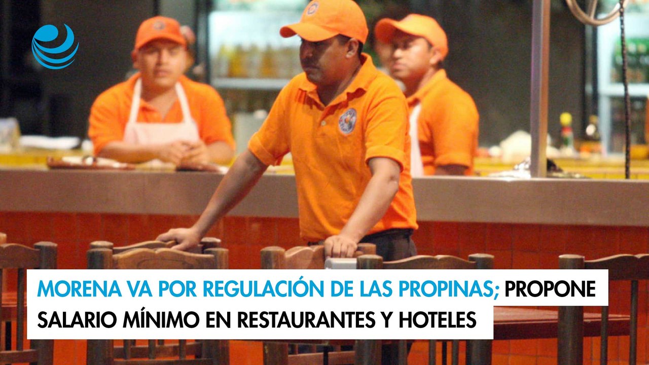 Morena va por regulación de las propinas; propone salario mínimo en restaurantes y hoteles