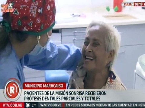 Pacientes zulianos de la Misión Sonrisa recibieron prótesis dentales parciales y totales