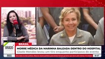 MORRE MÉDICA DA MARINHA ATINGIDA POR BALA PERDIDA