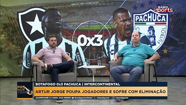 NOTAS DO PRAETZEL: COMENTARISTA AVALIA OS JOGADORES DO BOTAFOGO NA DERROTA PARA O PACHUCA | PRIMEIRO TEMPO