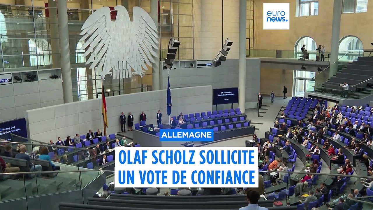 Allemagne : Olaf Scholz sollicite un vote de confiance auprès du Bundestag