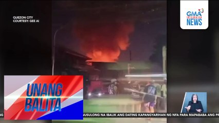 5, sugatan sa sunog sa Barangay Tandang Sora; 18 bahay, natupok | Unang Balita
