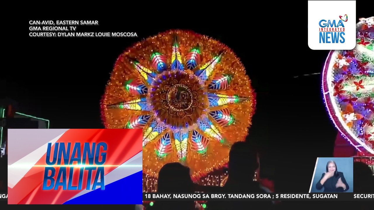 Mga higanteng parol na gawa sa recycled materials, ibinida sa isang festival sa Can-avid | Unang Balita