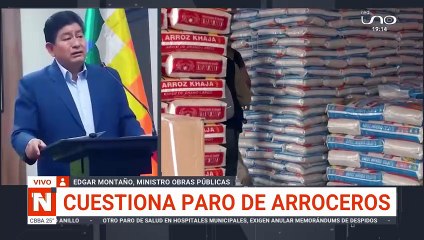 Montaño cuestiona a los arroceros