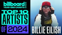 Billie Eilish’s Big Win As No. 6 On Billboard’s Top 10 Artists of 2024 | Billboard News