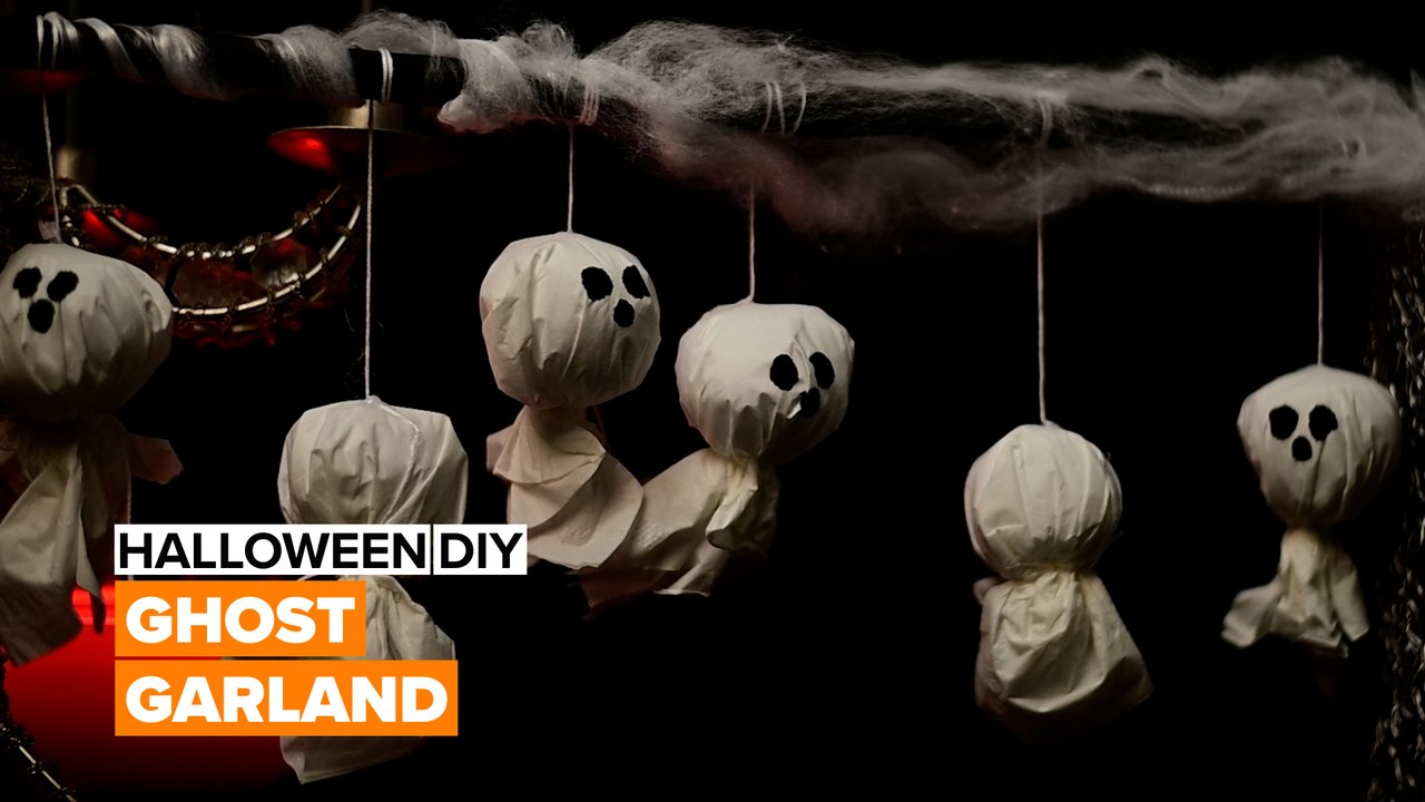 Halloween DIY: Ghost Garland