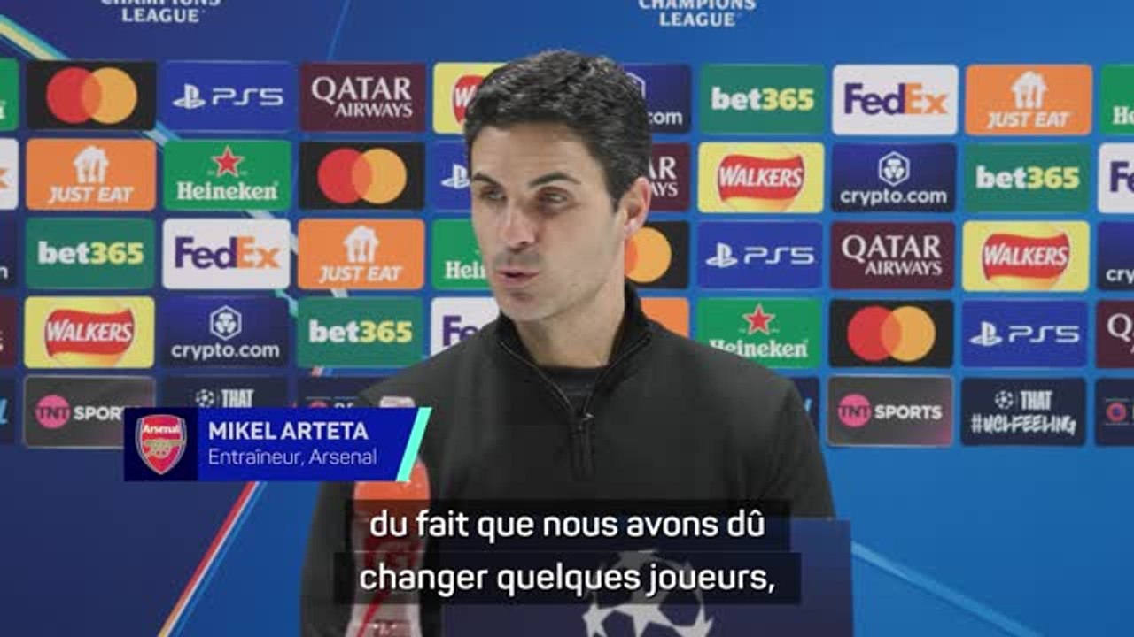 Arsenal - Arteta très heureux de la victoire, du clean sheet et des remplaçants