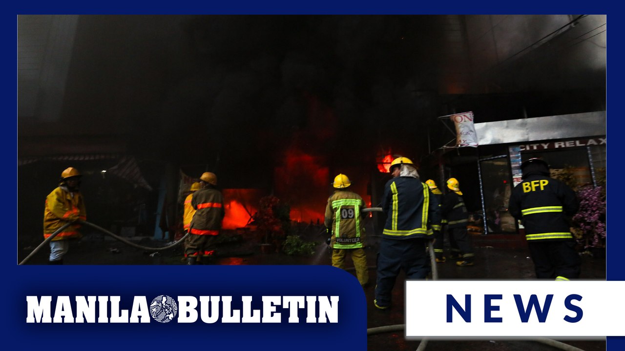 Fire hits commercial building in Cubao, QC
