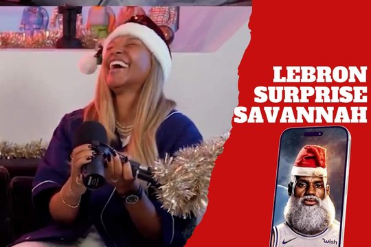 LeBron James' surprise appearance on podcast with Savannah James gets hilarious