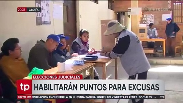 El día de las elecciones judiciales se habilitan los puntos para la emisión de excusas, ¿Quiénes pueden excusarse de votar?