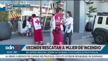 Arriesgan su vida para rescatar a mujer de un incendio en Guadalajara, Jalisco