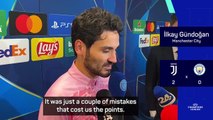 'It's tough to take' - Gundogan reacts to City's 2-0 loss at Juve