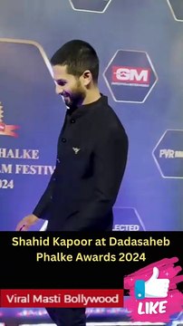 Shahid Kapoor at Dadasaheb Phalke Awards 2024