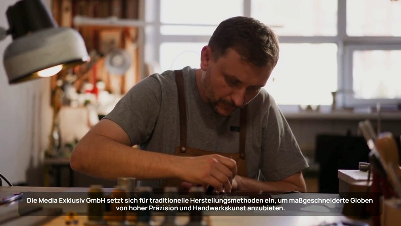 Die Kunst der Globenherstellung: Erfahrungen mit traditionellen Methoden und Materialkunde durch das Team der Media Exklusiv GmbH