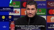 Sahin 'seething' after Dortmund's narrow UCL loss to Barca