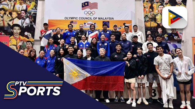 Philippine Fencing Team, humakot ng 15 medals sa Southeast Asian Fencing Championships