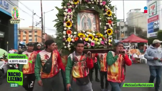Así los alrededores de la Basílica de Guadalupe previo a las “Mañanitas” a la Virgen