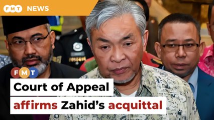 Court of Appeal affirms Zahid’s acquittal in VLN corruption case