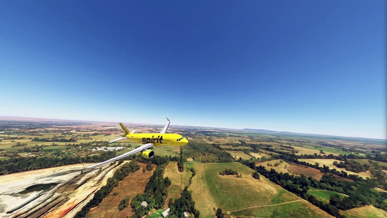 Paragon Takeoff: Spirit Airlines A320neo at Melbourne International Airport (MEL), Australia #flying