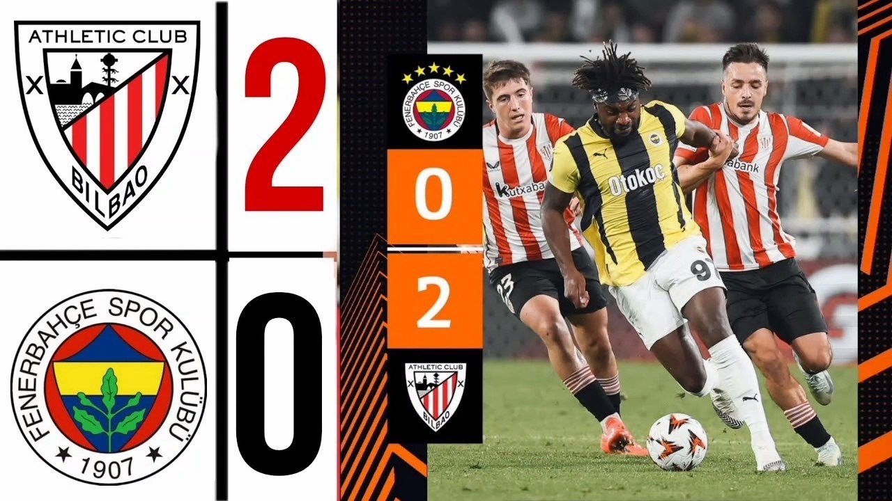 FENERBAHÇE-ATHLETIC BILBAO (0-2) MAÇ ÖZETI UEFA AVRUPA LIGI 6.Hafta 2025