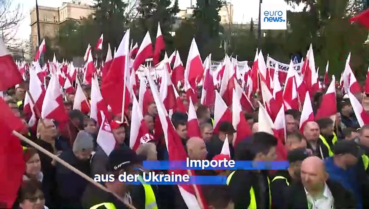 Polen: Bauernproteste nun auch in Warschau angekommen