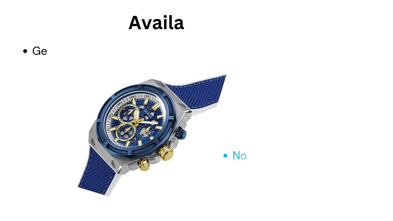 Guess Masterpiece Men Round Dial Quartz Analog Watch