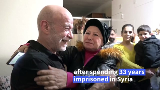 Lebanese man freed from Syria's prisons after 33 years