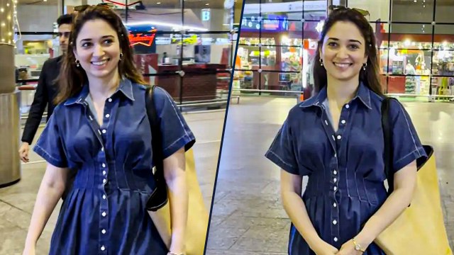 Tamannaah Bhatia Snapped At Mumbai Airport