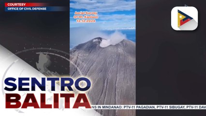 OCD, nagsagawa ng aerial survey sa Bulkang #Kanlaon