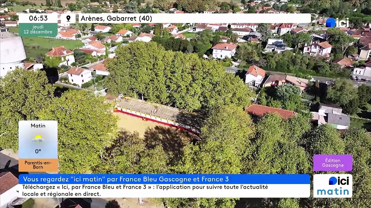 12/12/2024 - ICI Matin France Bleu Gascogne en vidéo