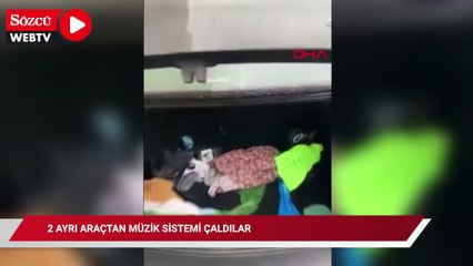 Avcılar’daki araçlardan müzik sistemlerini çaldılar