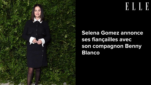 Selena Gomez annonce ses fiançailles avec son compagnon Benny Blanco