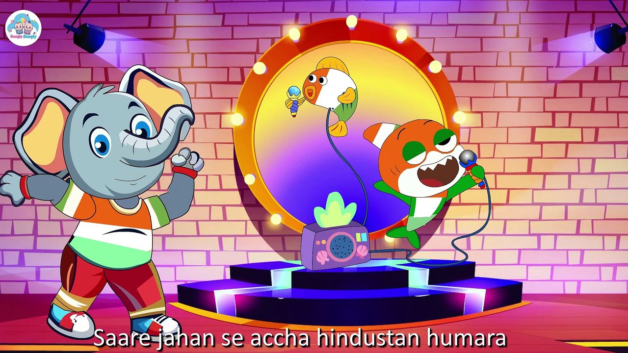 Sara Jahan sa acha | सारे जहाँ से अच्छा हिंदोस्ता हमारा  | Patriotic Rhyme Song For Kids | #kidsongs