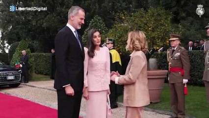 Los Reyes asisten a un almuerzo con Georgia Meloni en Italia
