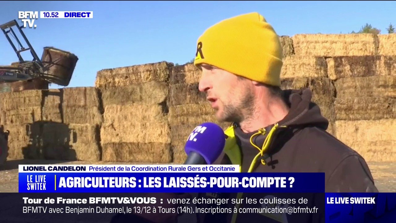 "On n'en peut plus de nos politiques qui n'en n'ont rien à faire des agriculteurs", déplore Lionel Candelon, président de la Coordination Rurale Gers et Occitanie
