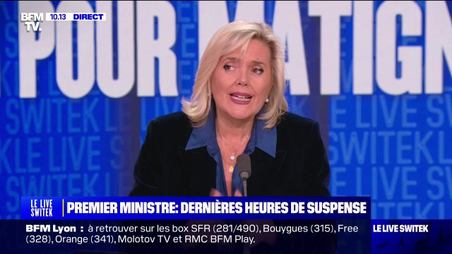 Coalition: Pas de ministre LFI, pas de programme NFP sous peine de censure immédiate de la part des Républicains, martèle Michèle Tabarot (Droite Républicaine)