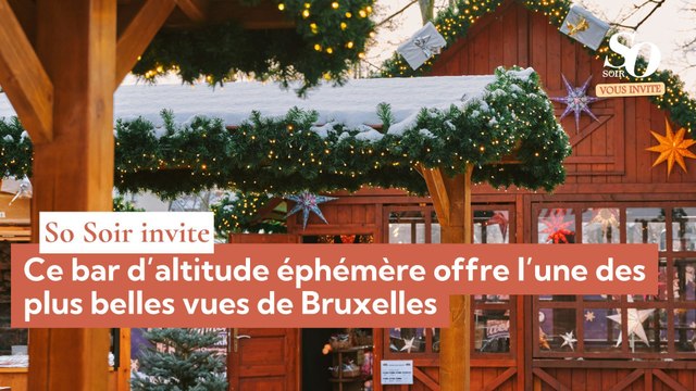 Altitude 25 : ce bar d’altitude éphémère offre l’une des plus belles vues de Bruxelles