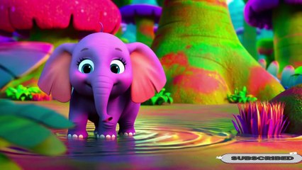 Little Elephant’s Jungle Fun - Hindi Rhymes | NEK Studio