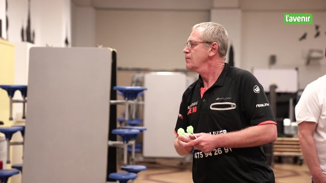 Frédéric Pierre, un ex-Diable rouge reconverti dans les darts