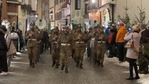 Vipiteno: le note della fanfara della brigata Julia per celebrare il Natale