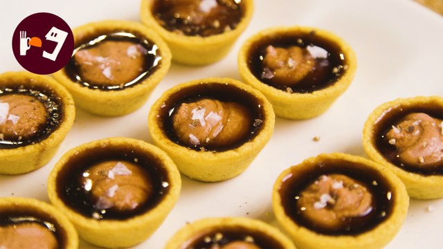 TARTALETAS de FOIE y MOSCATEL: el CANAPÉ PERFECTO y súper FÁCIL para impresionar a tus invitados