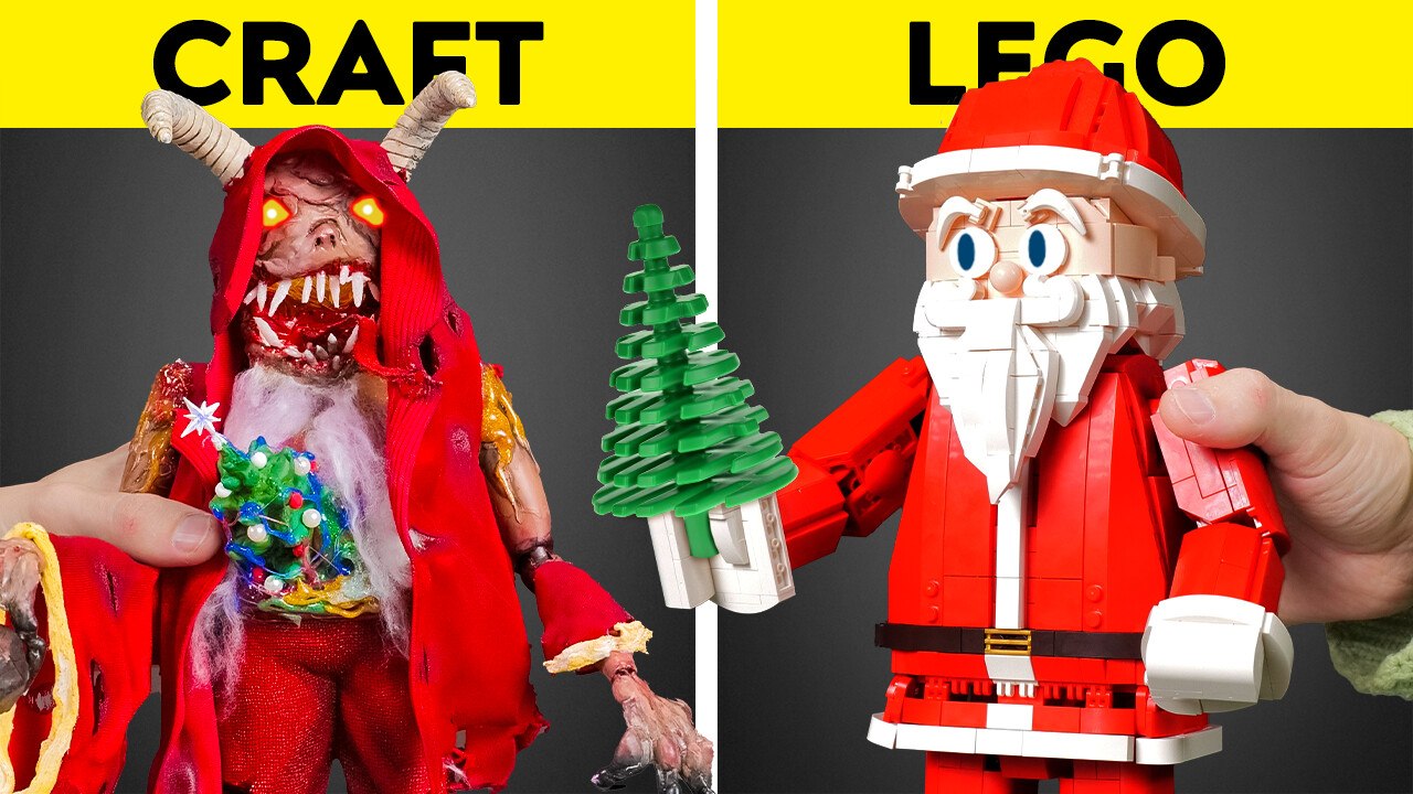 Merry Crisis! Scary Santa Is Coming 4 You! #creepycrafts #5yearcrafts #xmas