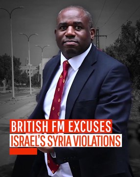 British FM Excuses Israel’s Syria Violations
