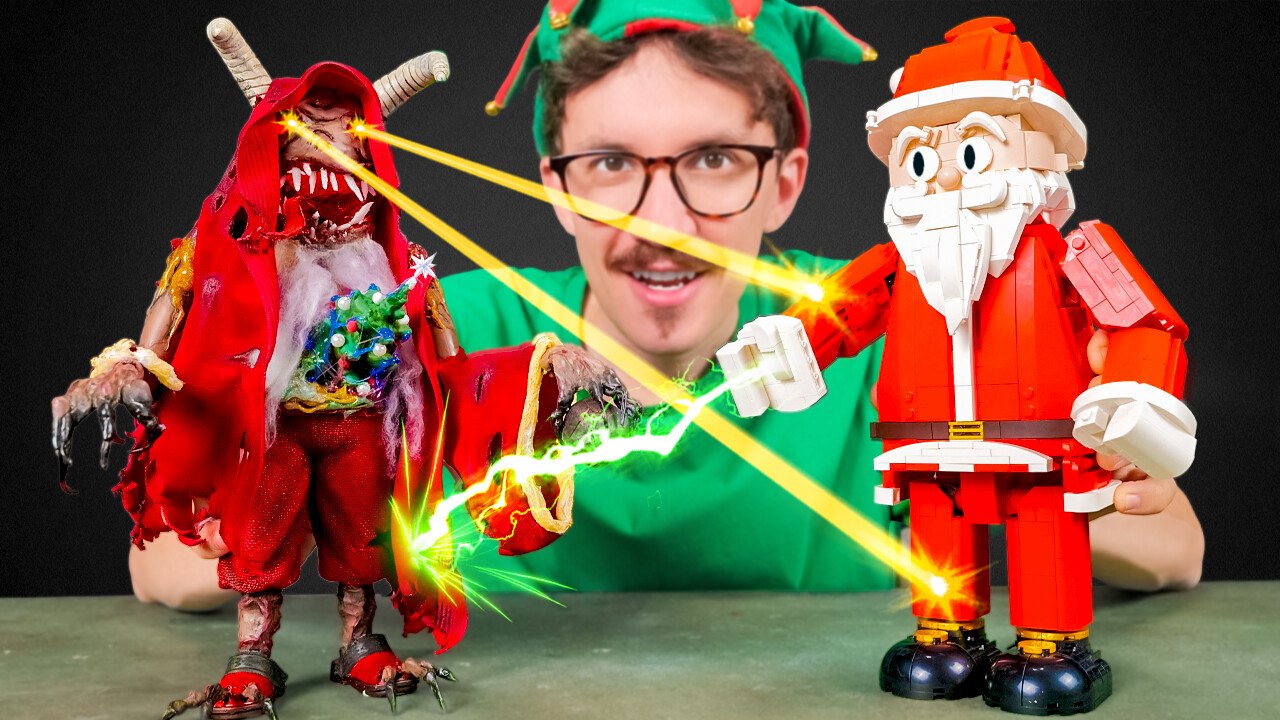LEGO Santa Claus VS Scary Santa Claus🎄👹 Creepy Christmas Crafts