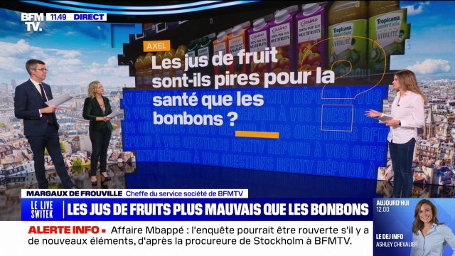 Les jus de fruit sont-ils pires pour la santé que les bonbons ?
